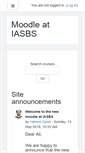 Mobile Screenshot of moodle.iasbs.ac.ir